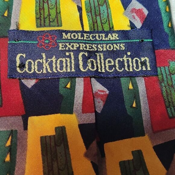 Vintage Molecular Expression men's all silk Neck tie‎ - Picture 3 of 5